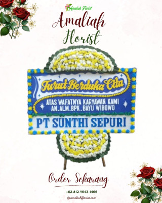 Papan Bunga Duka di Linge